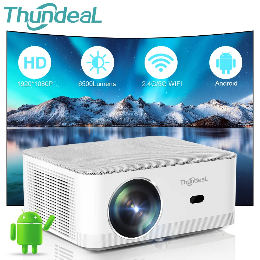ThundeaL ̴ , Ǯ HD 1080P , , ȵ̵ 4K , ޴ , TD92 , 3D ȭ, Ȩ þ